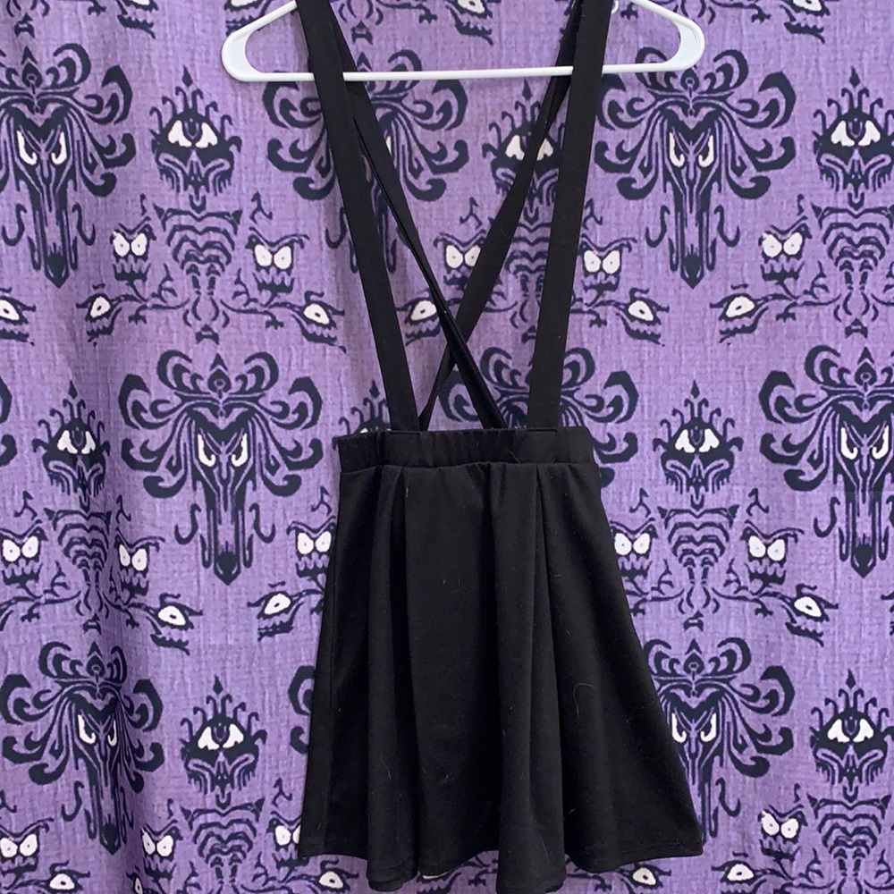 Wet Seal Suspender Circle Skirt